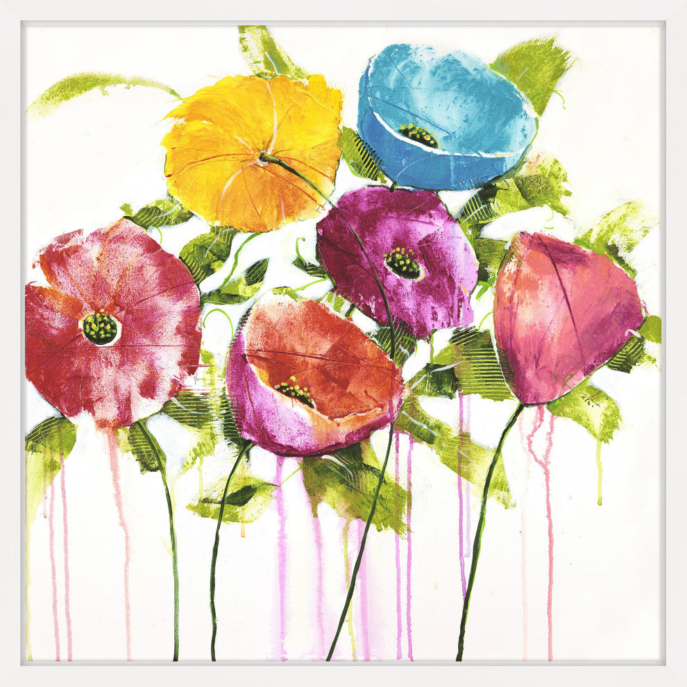 Marmont Hill, "Pop of Color II" by Julie Joy Framed Painting Print, 12x12