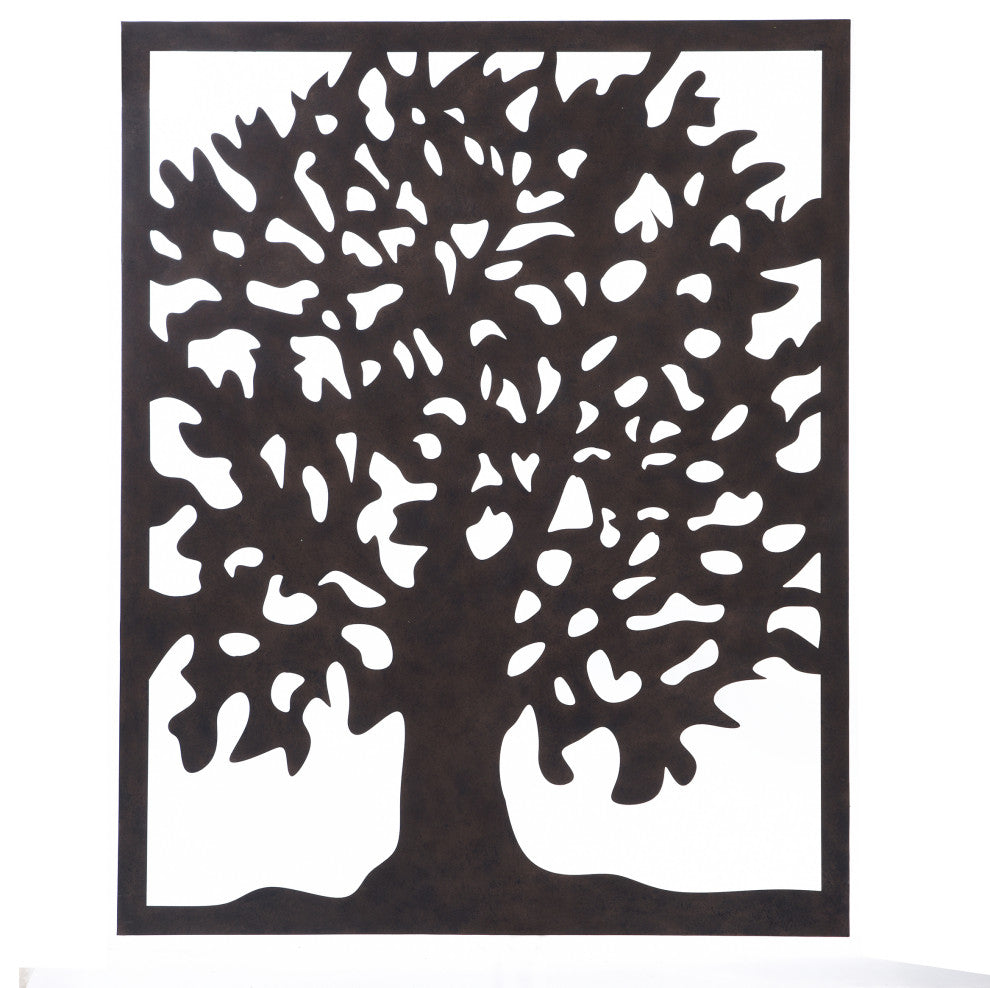 Metal wall art of tree