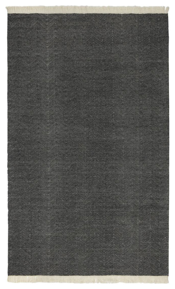 Classic Home Indr/Outdr Augusta Charcoal 8x10 Rug