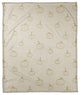 Mustard Yellow Mini Pumpkin Pattern 50x60 Coral Fleece Blanket