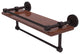 Dottingham 16" Wood Shelf with Gallery Rail and Towel Bar, Antique Bronze