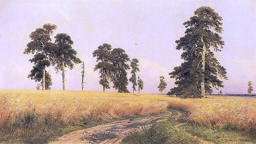Ivan Ivanovich Shishkin The Rye Field 1878 Wall Decal