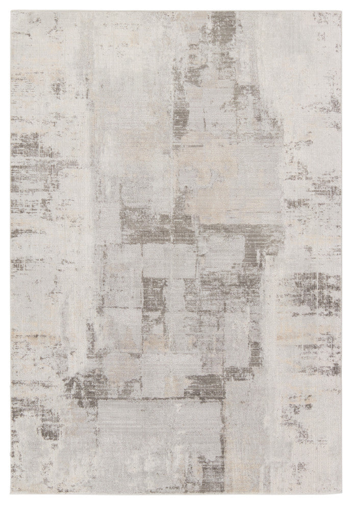 Jaipur Living Proto Abstract Cream/ Taupe Area Rug 10'2"X14'