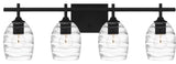 Quoizel LCY8629 Lucy 4 Light 29"W Vanity Light - Matte Black
