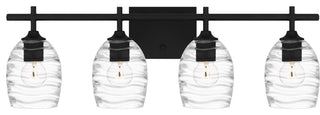 Quoizel LCY8629 Lucy 4 Light 29"W Vanity Light - Matte Black