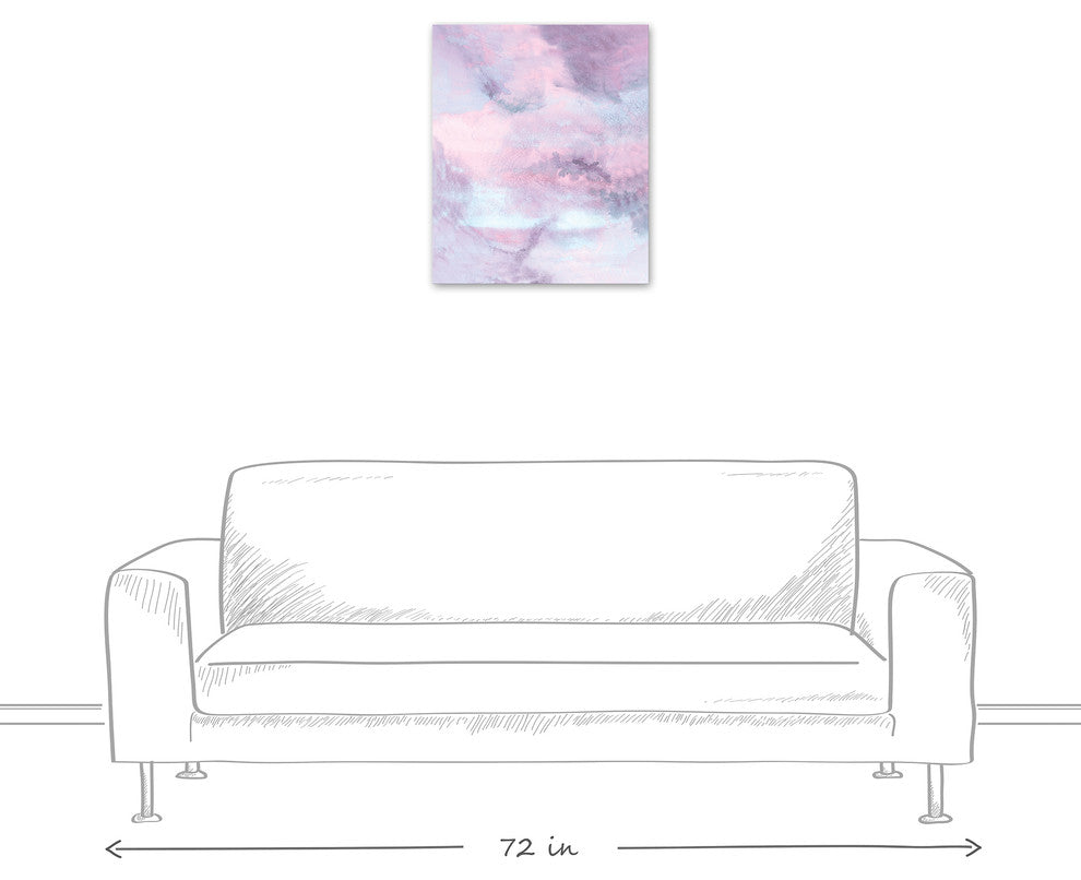 Purple Watercolor 20x24 Canvas Wall Art