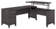 Bush Furniture Somerset 72" Sit to Stand L Shaped Desk, Storm Gray