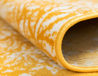 Unique Loom Yellow Grand Sofia 4' 0 x 6' 0 Area Rug