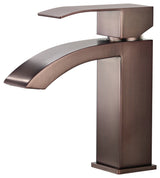 Single Handle Deck Mount Bathroom Faucet, Brown