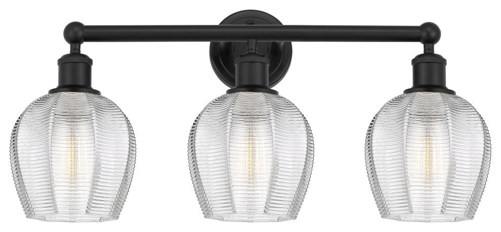 Innovations 616-3W-BK-G462-6 3 Light 23.75" Bath Vanity Light, Matte Black