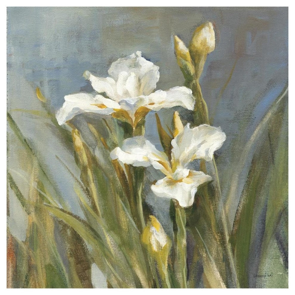 "Spring Iris II" Digital Paper Print by Danhui Nai, 20"x20"