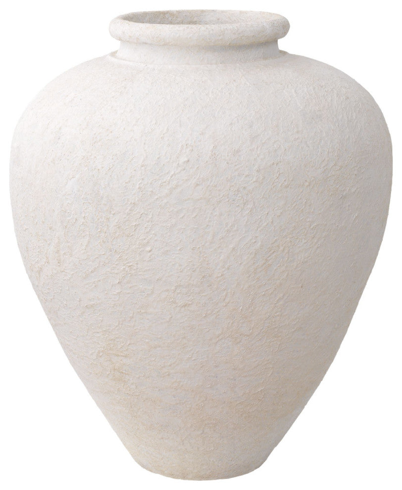 Matte White Clay Vase | Eichholtz Reine L