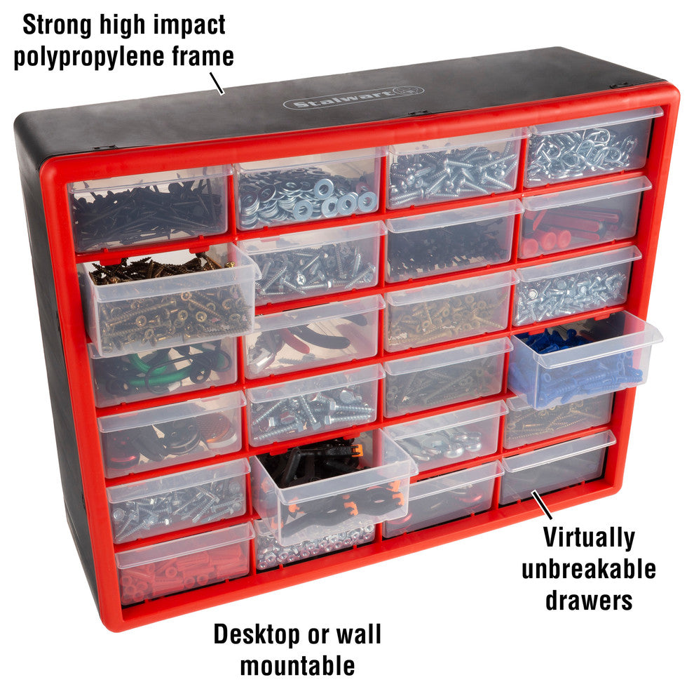 Storage Drawers-24 Compartment Organizer Desktop by Stalwart