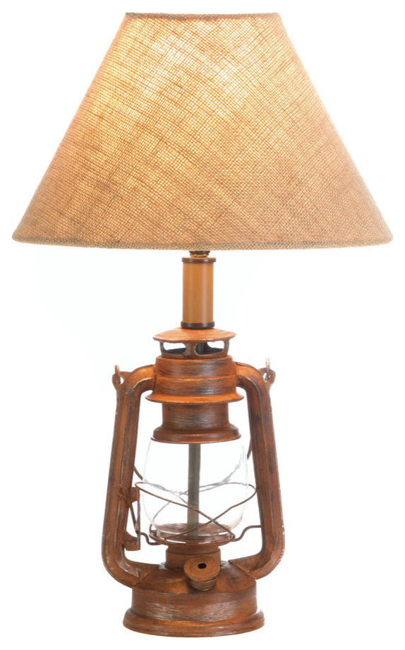 Vintage Camping Lantern Table Lamp