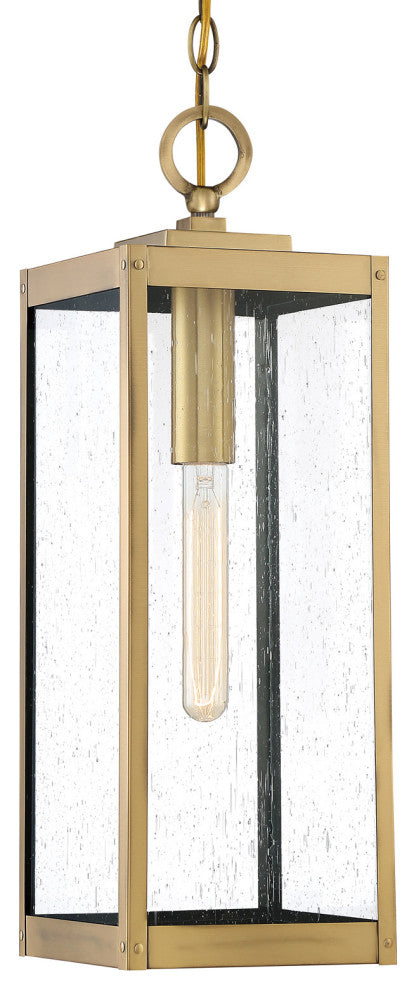 Quoizel WVR1507 Westover 7"W Mini Pendant - Antique Brass