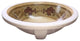 Hand Painted Sink "Florence" Monaco Medium Undermount Sink