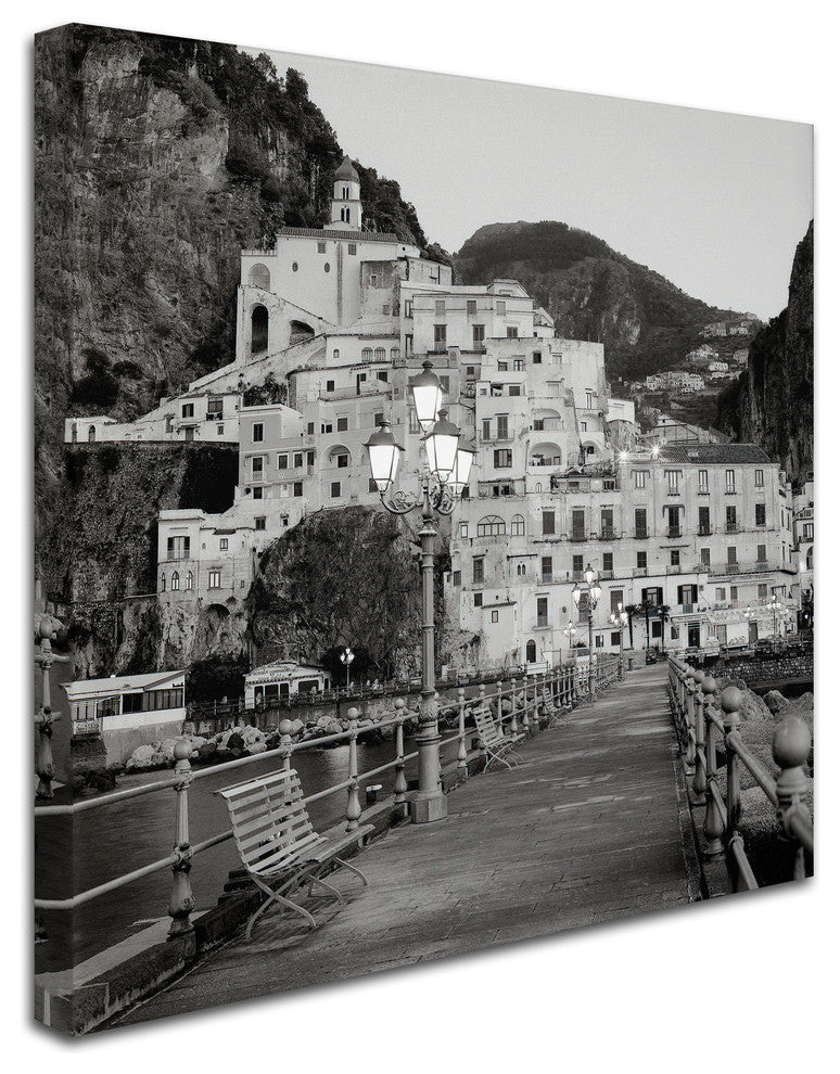 Alan Blaustein ''Amalfi Pier I'' Canvas Art, 35x35