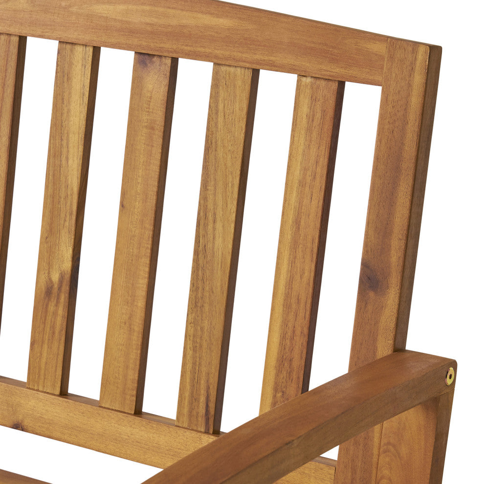 GDF Studio Tamika Teak Finish Acacia Bench
