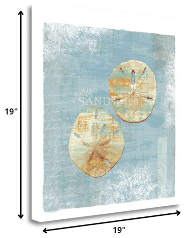 19" Nautical Motif With Wordings Giclee Wrap Canvas Wall Art