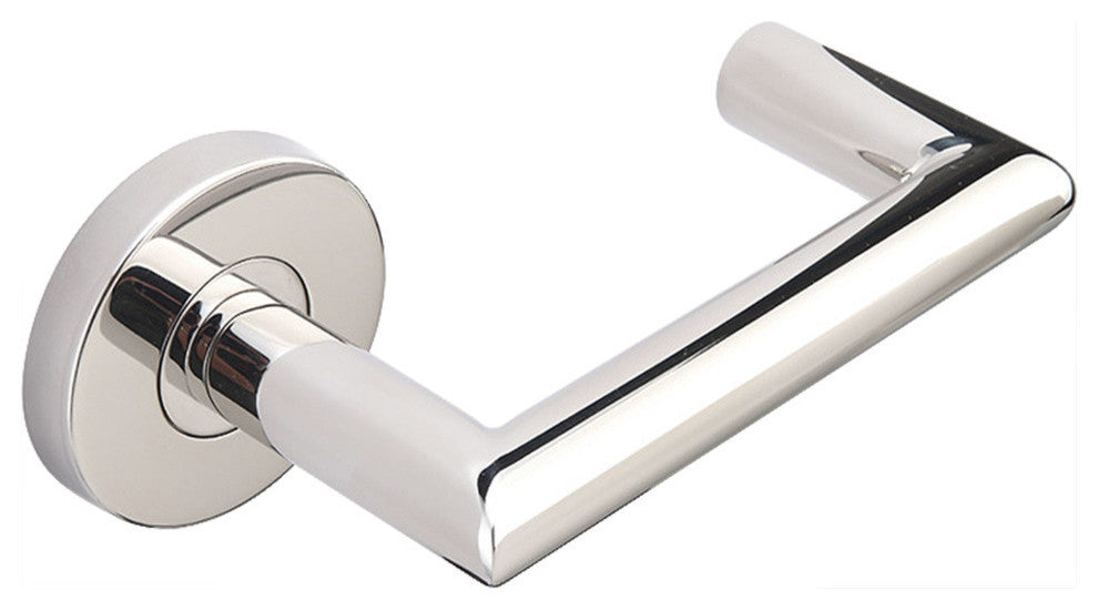 Stuttgart Lever Half Passage, LH, Polished Stainless Steel, 2-3/4" Backset