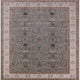 Ahgly Company Indoor Square Mid-Century Modern Area Rugs, 4' Square