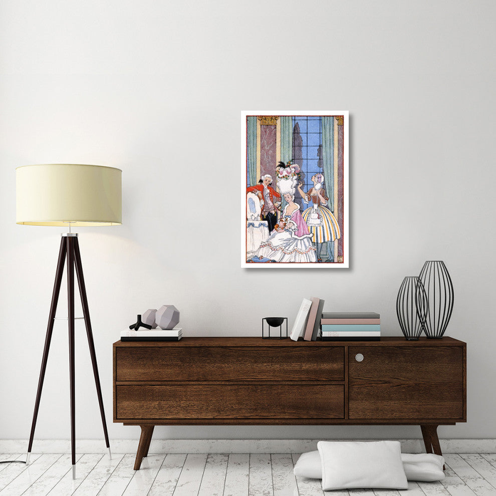 "France in the 18th Century" Digital Paper Print by Georges Barbier, 26"x38"