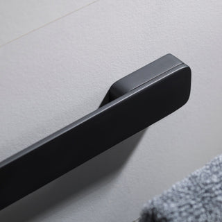 Stelios Bathroom Towel Ring, Matte Black