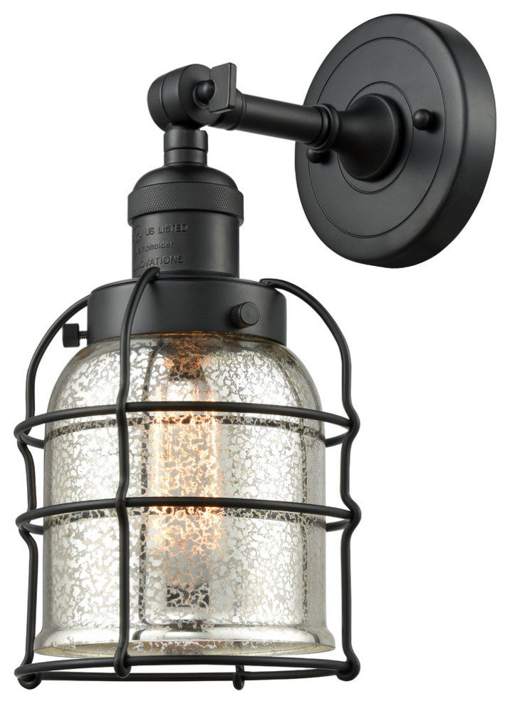 Innovations Lighting 203-Bk-G58-Ce-Led 1 Light Dimmable Led 8" Sconce