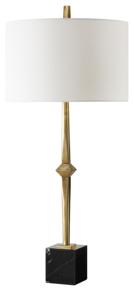 Uttermost Suranne Antique Brass Table Lamp