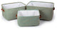 Striped Organizational Storage Basket, 3-Piece Set, Blue/Neutral