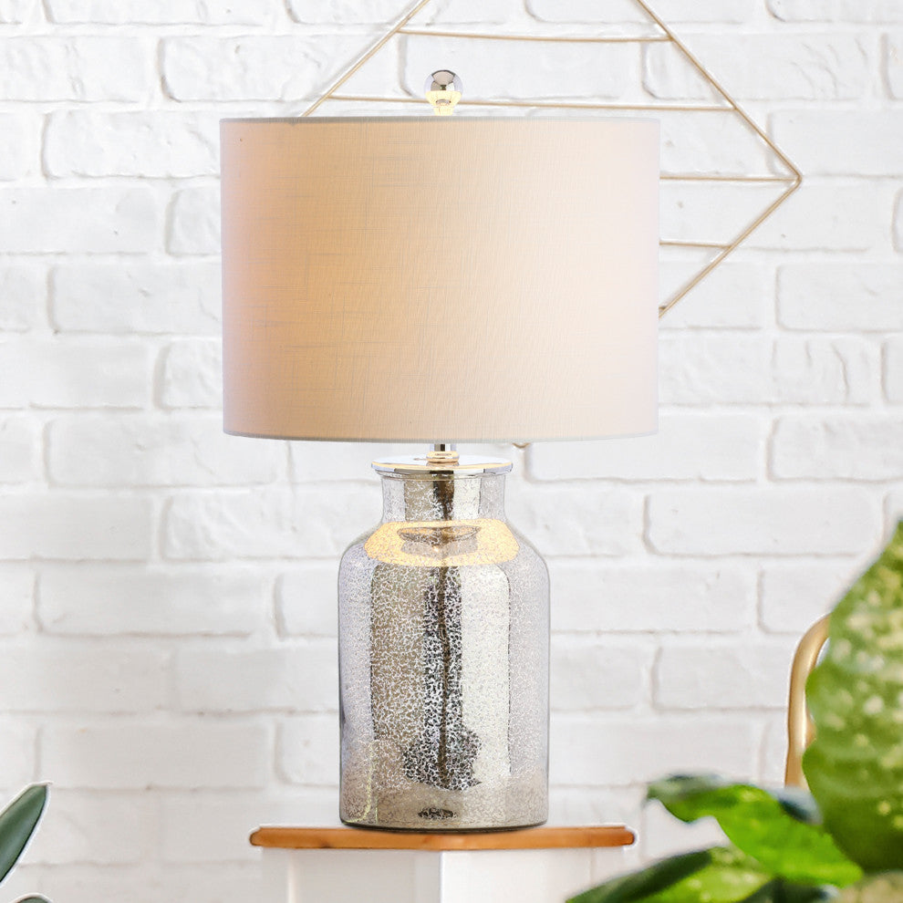 Emilia Trellis Pattern Glass Table Lamp, Esmee