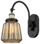 Innovations 918-1W-BAB-G146-LED 1 Light 7" Sconce, Black Antique Brass