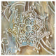 "Henna III Blue" Digital Paper Print by Danhui Nai, 32"x32"