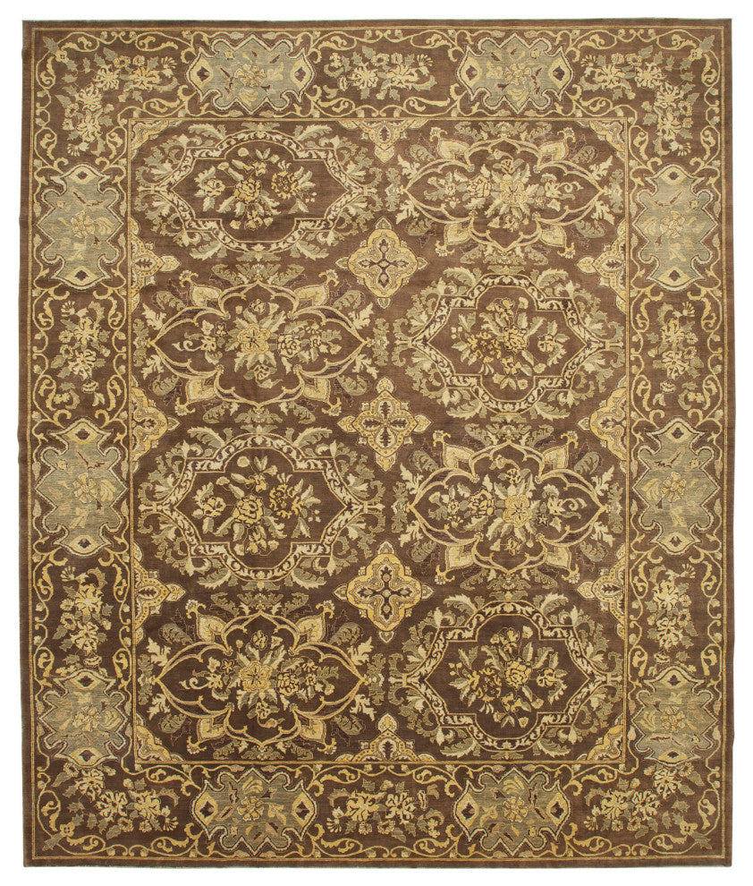 Rug N Carpet - Hand-Knotted Oriental 12' 0" x 14' 7" Oversize Oushak Area Rug