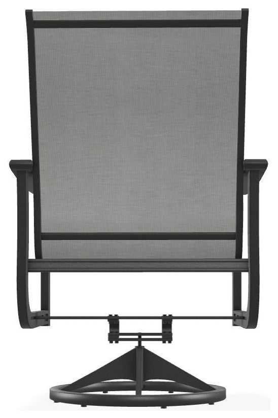 St. Catherine Sling Outdoor Swivel Rocker, Alloy/Graphite