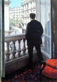 Gustave Caillebotte A Young Man at His Window, 18"x27" Wall Decal