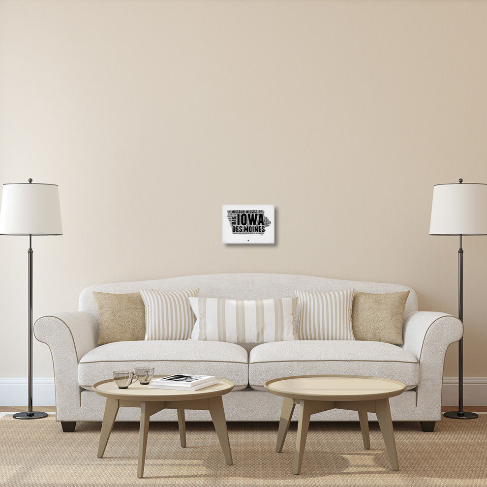 "Iowa Word Cloud 2" Fine Art Print
