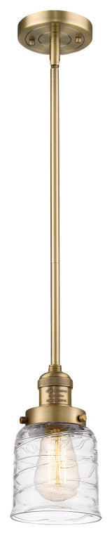 INNOVATIONS 201S-BB-G513-LED 1-Light Mini Pendant Brushed Brass