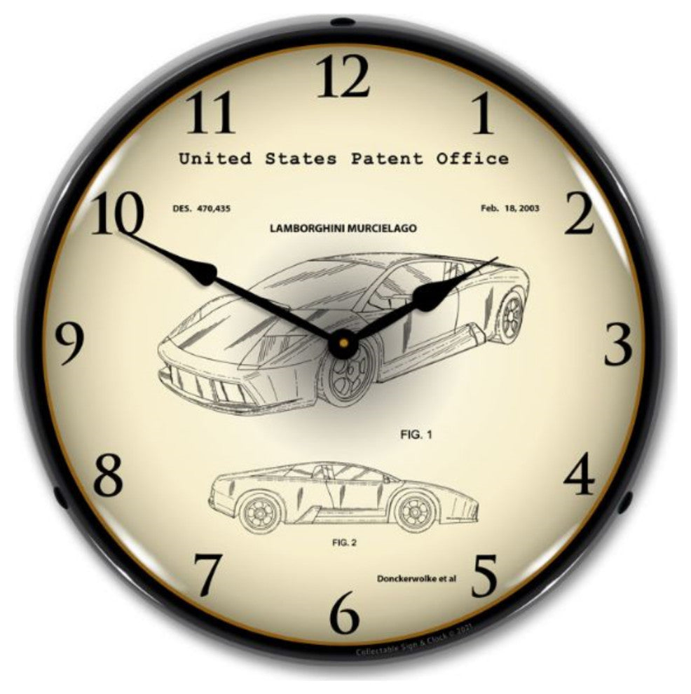 2103228 Lamborghini Murcielago 2003  Patent Clock