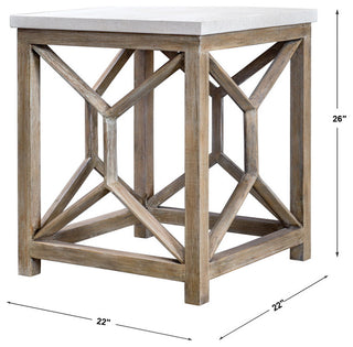 New Uttermost Catali Stone End Table