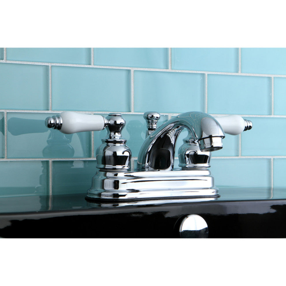 Kingston Brass 4" Centerset Bathroom Faucet, Polished Chrome