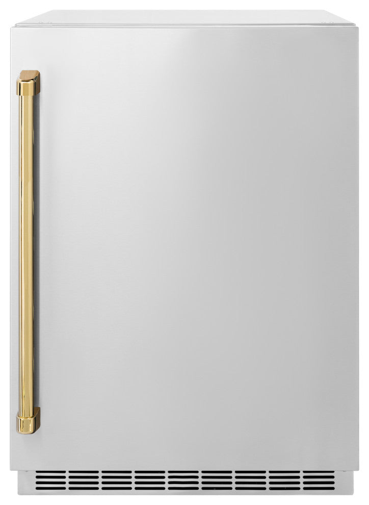 ZLINE 24" Touchstone Beverage Fridge With Solid Stainless, RBSOZ-ST-24-G