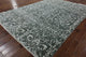 Wool and Silk Floral Oriental Hand-Knotted Rug, 9'x12'