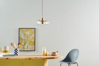 Silvarious 16.5" 3 Light Convertible Pendant, Champagne Bronze, Clear Glass