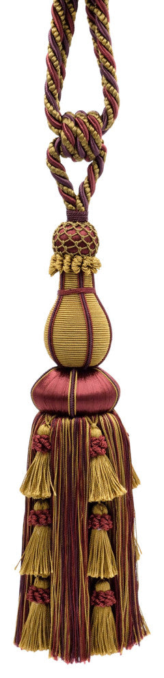 Alexander Collection Large Tassel Tieback, Color# LX09 [Sold Individually]