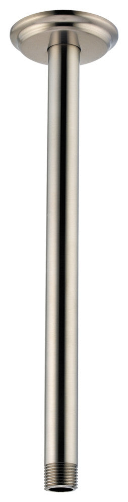 Pfister 12" Ceiling Mount Shower Arm and Flange, Brushed Nickel