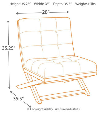 Sidewinder Accent Chair, Brown