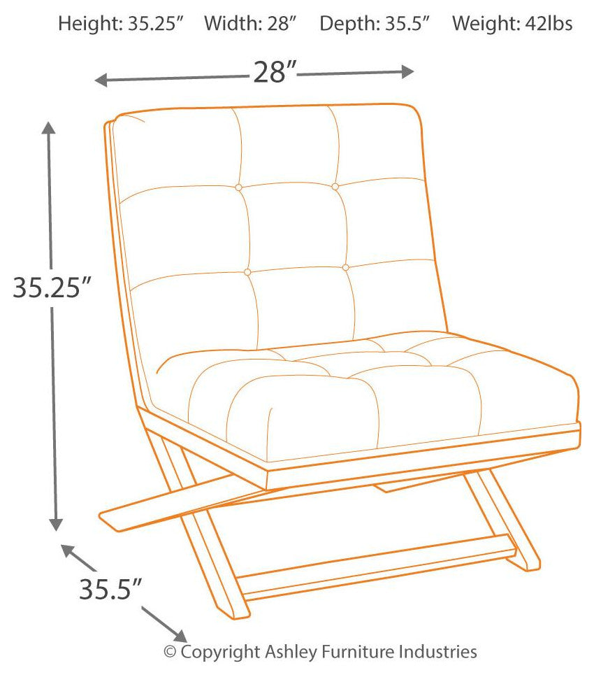 Sidewinder Accent Chair, Brown