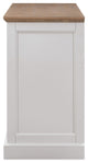 Garwain MDF Mid-century Modern Sideboard White, Grey Oak / White