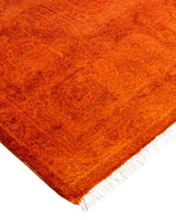 Fine Vibrance, One-of-a-Kind Hand-Knotted Area Rug Orange, 6'3"x9'3"